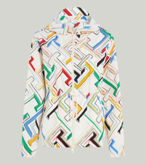 Sport TH Monogram Water Repellent Waisted Hooded Jacket - Image 2