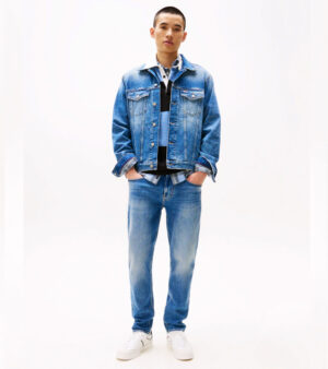 Austin Whiskered Slim Tapered Jeans - Image 3