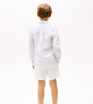 Striped Linen Blend Shirt - Image 2